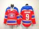 Montreal Canadiens -9 Maurice Richard Red Sawyer Hooded Sweatshirt Stitched NHL Jersey