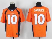 Nike Denver Broncos #10 Emmanuel Sanders Orange Team Color Men's Stitched NFL New Elite Jersey