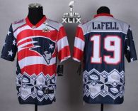 Nike New England Patriots -19 Brandon LaFell Navy Blue Super Bowl XLIX Mens Stitched NFL Elite Noble