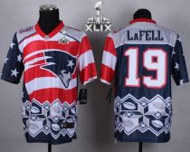 Nike New England Patriots -19 Brandon LaFell Navy Blue Super Bowl XLIX Mens Stitched NFL Elite Noble