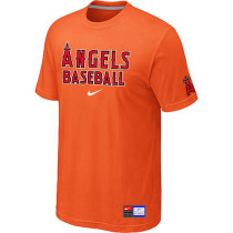 Los Angels of Anaheim Orange Nike Short Sleeve Practice T-Shirt
