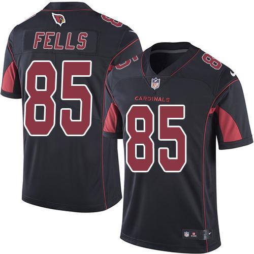 Nike Cardinals -85 Darren Fells Black Stitched NFL Color Rush Limited Jersey