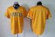 Mitchell And Ness Pittsburgh Pirates Blank Yellow Throwback Stitched MLB Jersey