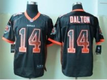 NEW Cincinnati Bengals -14 Dalton Black Jerseys(Drift Fashion Elite)