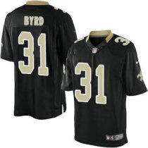 NEW Saints -31 Jairus Byrd Black Team Color NFL Limited Jersey