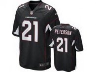 NEW NFL Arizona Cardinals 21 Patrick Peterson Black Jerseys(Game)
