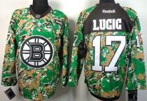 Boston Bruins -17 Milan Lucic Camo Veterans Day Practice Stitched NHL Jersey