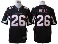 Nike Cardinals -26 Chris Wells Black Alternate Men's Stitched NFL Limited Jersey