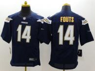 Nike San Diego Chargers #14 Dan Fouts Navy Blue Team Color Men‘s Stitched NFL New Elite Jersey