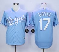 Kansas City Royals -17 Wade Davis Light Blue Alternate 1 New Cool Base Stitched MLB Jersey