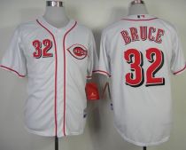 Cincinnati Reds -32 Jay Bruce White Cool Base Stitched MLB Jersey
