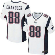 Nike New England Patriots -88 Scott Chandler White Stitched NFL Elite Jersey