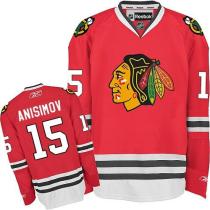 Chicago Blackhawks -15 Artem Anisimov Red Stitched NHL Jersey