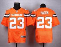 Nike Cleveland Browns -23 Joe Haden Orange Alternate Stitched NFL New Elite Jersey