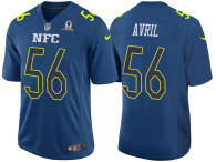 2017 PRO BOWL NFC CLIFF AVRIL BLUE GAME JERSEY