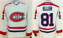 Montreal Canadiens -81 Lars Eller White Stitched NHL Jersey