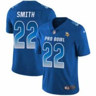 Nike Vikings -22 Harrison Smith Royal Stitched NFL Limited NFC 2018 Pro Bowl Jersey