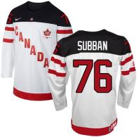 Olympic CA 76 P K Subban White 100th Anniversary Stitched NHL Jersey