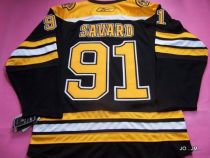 Boston Bruins -91 Marc Savard Stitched Black NHL Jersey