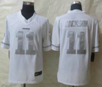 Nike Washington Redskins -11 DeSean Jackson White NFL Limited Platinum Jersey