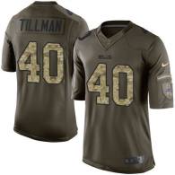 Nike Arizona Cardinals -40 Pat Tillman Green Stitched NFL Limited Salute to Service Jersey