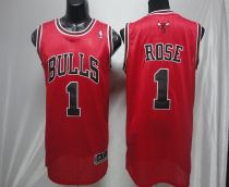 Revolution 30 Chicago Bulls -1 Derrick Rose Red Stitched NBA Jersey