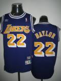 Los Angeles Lakers -22 Elgin Baylor Stitched Purple Throwback NBA Jersey