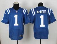 Nike Indianapolis Colts #1 Pat McAfee Royal Blue Team Color Men's Stitched NFL Elite Jersey