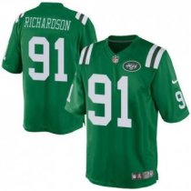 Nike New York Jets -91 Sheldon Richardson Green Stitched NFL Elite Rush Jersey