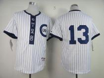 Chicago Cubs -13 Starlin Castro White 1909 Turn Back The Clock Stitched MLB Jersey