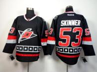 Carolina Hurricanes -53 Jeff Skinner Black Third Stitched NHL Jersey