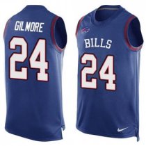 Nike Buffalo Bills -24 Stephon Gilmore Royal Blue Team Color Stitched NFL Limited Tank Top Jersey