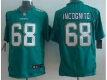 2013 NEW NFL Miami Dolphins -68 Richie Incognito Green Jerseys(Elite)