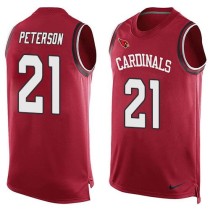 Nike Arizona Cardinals -21 Patrick Peterson Red Team Color Stitched NFL Limited Tank Top Jersey