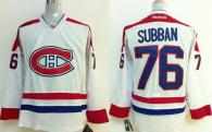 Montreal Canadiens -76 PK Subban Stitched White NHL Jersey