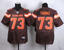Nike Cleveland Browns -73 Joe Thomas Brown Team Color Men's Stitched NFL New Elite Jersey