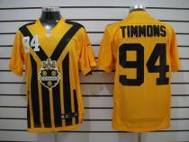 Nike Pittsburgh Steelers #94 Lawrence Timmons Gold 1933s Throwback Men's Stitched NFL Elite Jersey