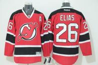 New Jersey Devils -26 Patrik Elias Stitched Red NHL Jersey
