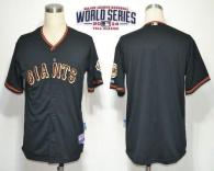 San Francisco Giants Blank Black Cool Base W 2014 World Series Patch Stitched MLB Jersey