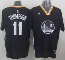 Golden State Warriors -11 Klay Thompson New Black Alternate Stitched NBA Jersey