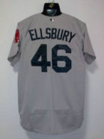 Boston Red Sox #46 Jacoby Ellsbury Stitched Grey MLB Jersey