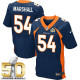 Nike Denver Broncos #54 Brandon Marshall Navy Blue Alternate Super Bowl 50 Men's Stitched NFL New El