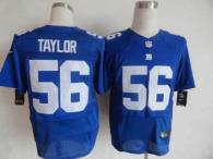 Nike New York Giants #56 Lawrence Taylor Royal Blue Team Color Men's Stitched NFL Elite Jersey