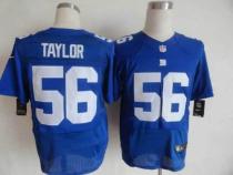 Nike New York Giants #56 Lawrence Taylor Royal Blue Team Color Men's Stitched NFL Elite Jersey