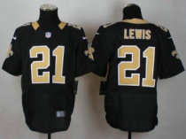 Nike New Orleans Saints -21 Keenan Lewis Black Team Color Stitched NFL Elite Jersey