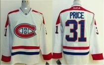 Montreal Canadiens -31 Carey Price Stitched White NHL Jersey
