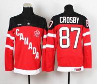 Olympic CA 87 Sidney Crosby Red 100th Anniversary Stitched NHL Jersey