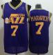 Utah Jazz -7 Pete Maravich Purple Throwback Stitched NBA Jersey