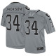 Nike Oakland Raiders #34 Bo Jackson Lights Out Grey Men's Stitched NFL Elite Jersey