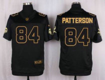 Nike Minnesota Vikings -84 Cordarrelle Patterson Black Stitched NFL Elite Pro Line Gold Collection J